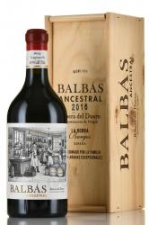 Balbas Ancestral Ribera del Duero - вино Бальбас Ансестраль Рибера дель Дуэро 0.75 л красное сухое в д/у