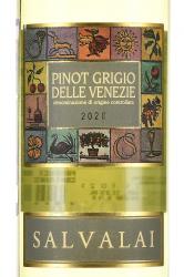 вино Salvalai Pinot Grigio delle Venezie 0.75 л этикетка