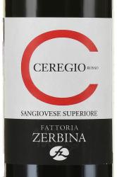 вино Fattoria Zerbina Sangiovese di Romagna Superiore Ceregio 0.375 л красное сухое этикетка