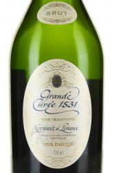 Aimery Sieur D’Arques Grande Cuvee 1531 Cremant de Limoux - вино игристое Эмери Сьер Д’Арк Гранд Кюве 1531 Креман де Лиму брют белое 0.75 л