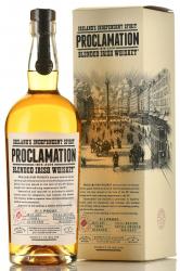 Proclamation Irish Whiskey - виски Прокламэйшн 0.7 л в п/у