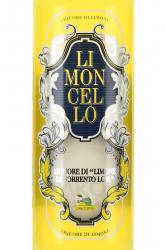 лимончелло Limoncello di Limone di Sorrento 0.5 л этикетка