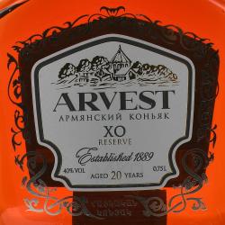 Arvest XO Reserve 20 years old - коньяк Арвест ХО Резерв 20 лет 0.75 л в п/у