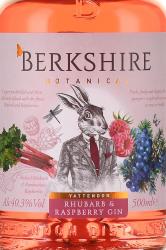 Berkshire Rhubarb & Raspberry - джин Беркшир Ревень и Малина 0.5 л