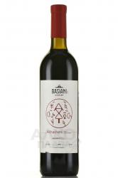 Akhasheni Basiani - вино Ахашени Басиани 0.75 л красное полусладкое