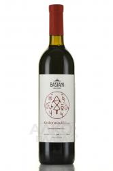 Kindzmarauli Basiani - вино Кидзмараули Басиани 0.75 л красное полусладкое
