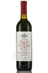 Basiani Alazani Valley - вино Алазанская Долина Басиани 0.75 л красное полусладкое