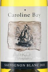 вино Caroline Bay Sauvignon Blanc 0.75 л этикетка