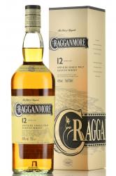 Cragganmore 12 years - виски Краганмор 12 лет 0.75 л