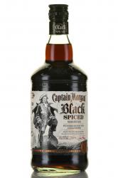 Captain Morgan Black Spiced - ром Капитан Морган Чёрный пряный 0.7 л