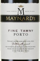 Maynards Fine Tawny Porto - портвейн Майнардс Файн Тони Порто 0.75 л
