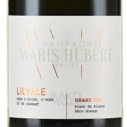 Champagne Lilyale Grand Cru Waris Hubert - шампанское Шампань Лилиаль Гран Крю Варис Юбер 0.75 л белое экстра брют в п/у