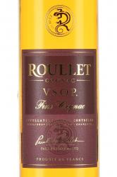 Roullet VSOP - коньяк Рулле ВСОП 4 летний 0.7 л