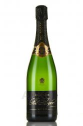 Pol Roger Brut Vintage - шампанское Поль Роже Брют Винтаж 0.75 л белое брют в п/у + 2 бокала