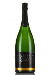 Champagne Delot Blanc de Noirs Gran Reserva Brut - шампанское Шампань Дело Блан де Нуар Гран Резерва Брют 1.5 л белое брют