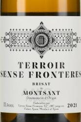 Terroir Sense Fronteres Brisat - вино Терруар Сенсе Фронтерас Брисат 0.75 л белое сухое