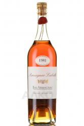 Armagnac Laballe 1981 years - арманьяк Лабалль 1981 года 0.5 л в п/у