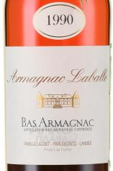 Laballe Bas Armagnac 1990 - арманьяк Лабалль Ба Арманьяк 1990 год 0.7 л в п/у