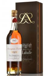 Laballe Bas Armagnac 1967 - арманьяк Лабалль Ба Арманьяк 1967 год 0.7 л в п/у