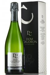 Dom Caudron Brut Nature Champagne - шампанское Дом Кодрон Брют Натюр 0.75 л белое брют в п/у