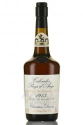 кальвадос Coeur de Lion Calvados Pays d`Auge 1973 0.7 л