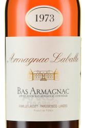 Laballe Bas Armagnac 1973 - арманьяк Лабалль Ба Арманьяк 1973 год 0.7 л в п/у