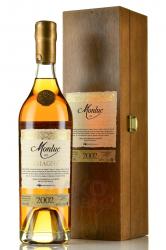 Monluc Armagnac wooden box 2002 - арманьяк Монлюк 2002 год 0.7 л в д/у