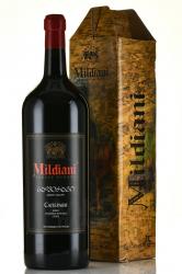вино Mildiani Saperavi 5 л красное сухое в подарочной коробке