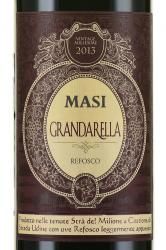 вино Masi Grandarella 0.75 л этикетка