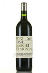 Ridge Estate Cabernet Sauvignon - американское вино Ридж Истейт Каберне Совиньон 0.75 л