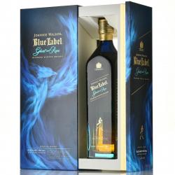 Johnnie Walker Blue Label Ghost & Rare Glenury Royal gift box - виски Джонни Уокер Блю Лейбл Гоуст энд Рейр Гленури Роял 0.7 л п/у