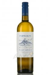 Mezzacorona Forte Alto Pinot Grigio - вино Меззакорона Пино Гриджио Форте Альто 0.75 л белое полусухое