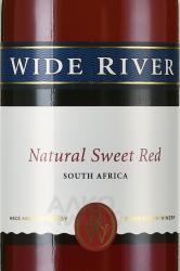 Wide River - вино Вайд Ривер 0.75 л красное сладкое