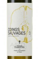 Cazottes Coing Sauvage Liqueur - ликер айвовый Казотт Куэн Соваж 0.5 л