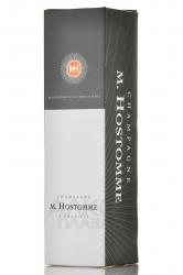 M. Hostomme Cuvee Tradition Brut Champagne AOC - шампанское М. Остом Кюве Традисьон Брют Шампань 0.75 л