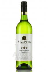 Simonsig Sauvignon Blanc-Semillon - вино Симонсиг Совиньон Блан-Семийон 0.75 л белое сухое