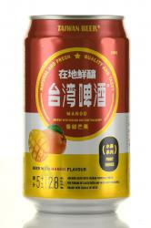 Taiwan Beer Fruit Series Mango - пиво Тайвань Бир Фрут Сериес Манго 0.33 л