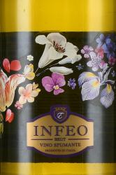 Infeo Brut - вино игристое Инфео Брют 0.75 л белое брют