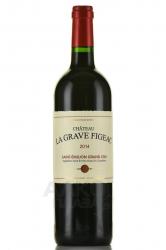 Chateau La Grave Figeac Saint-Emilion Grand Cru - вино Шато Ла Грав Фижак Сент-Эмильон Гран Крю 0.75 л красное сухое 2014 год