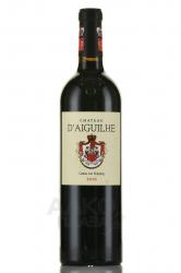 Chateau d’Aiguilhe Cotes de Bordeaux - вино Шато д’Эгий Кастийон-Кот де Бордо 0.75 л красное сухое