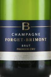 Forget-Brimont Brut Premier Cru Champagne - шампанское Шампань Форже-Бримон Брют Премье Крю 0.75 л белое брют в п/у