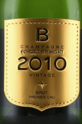 Forget-Brimont Millesime Brut Premier Cru Champagne - шампанское Форже Бримон Миллезим Премье Крю Брют 0.75 л белое брют в п/у