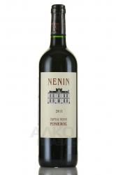 Chateau Nenin Pomerol - вино Шато Ненэн Помроль 2011 год 0.75 л красное сухое