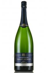 Champagne Forget Brimont Brut Premier Cru - шампанское Шампань Форже-Бримон Брют Премье Крю 1.5 л белое брют в п/у