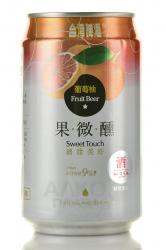 Taiwan Sweet Touch Fruit Beer - пиво Тайвань Свит Тач Фрут Бир 0.33 л