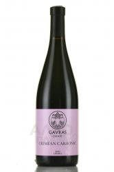 Gavras Estate Crimean Carbonic - вино Гаврас Краймеан Карбоник 0.75 л красное сухое