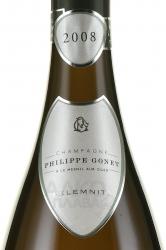 Philippe Gonet Belemnita Grand Cru Blanc de Blancs - шампанское Филипп Гоне Белемнита Гран Крю Блан де Блан 0.75 л белое брют в п/у