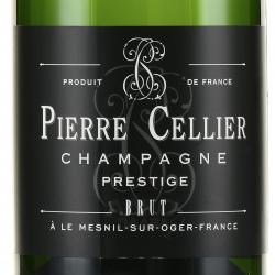 Champagne Pierre Cellier Brut Prestige - шампанское Шампань Пьер Селье Брют Престиж 0.75 л белое брют