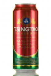 Tsingtao - пиво Циндао 0.5 л светлое пастеризованное ж/б