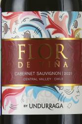 Flor de Vina Cabernet Sauvignon - вино Флор де Винья Каберне Совиньон 0.75 л красное сухое